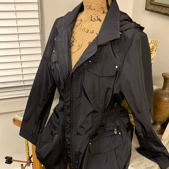 Laundry By Shelli Segal Trench Raincoat! Fabulous Fit Size XL!! Fabulous! - Picture 2 of 12